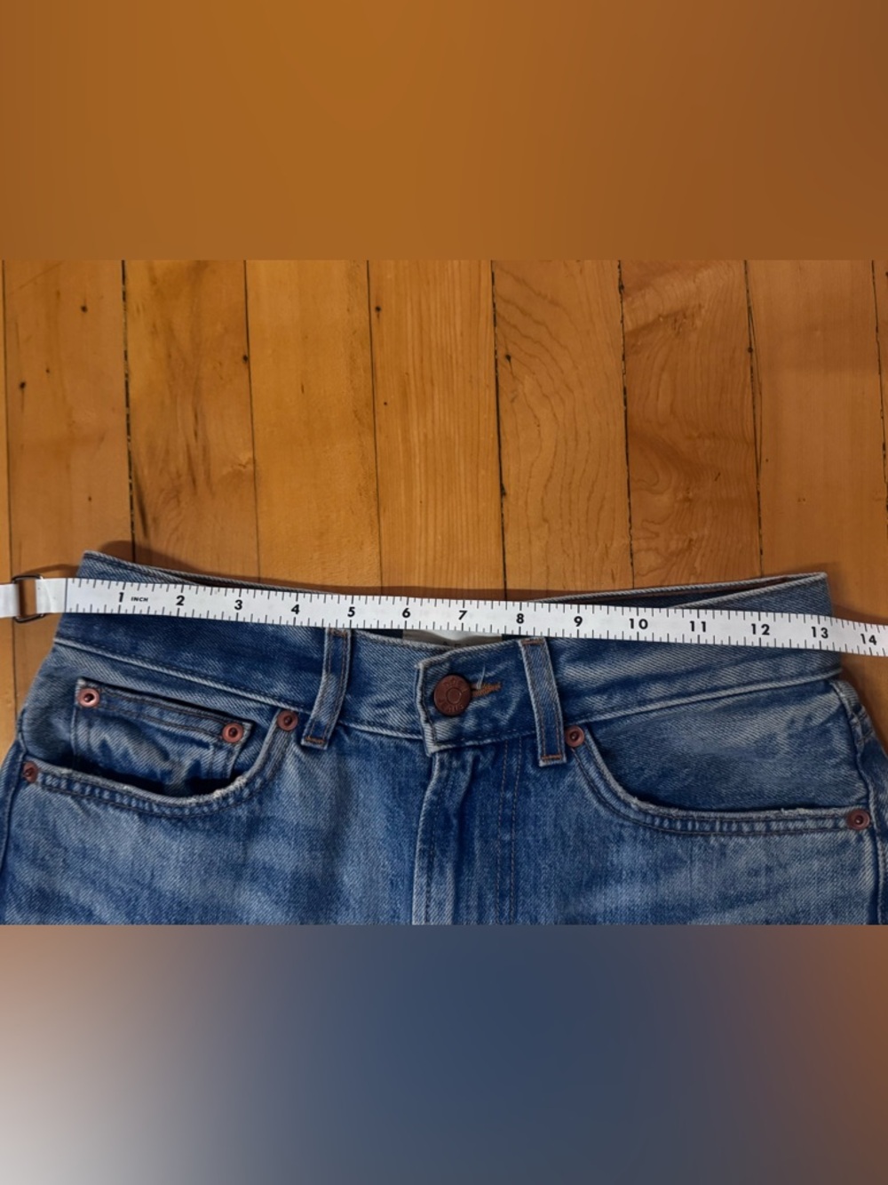 Doen Laurent Jeans in Faded Blue Wash - Picture 9 of 12